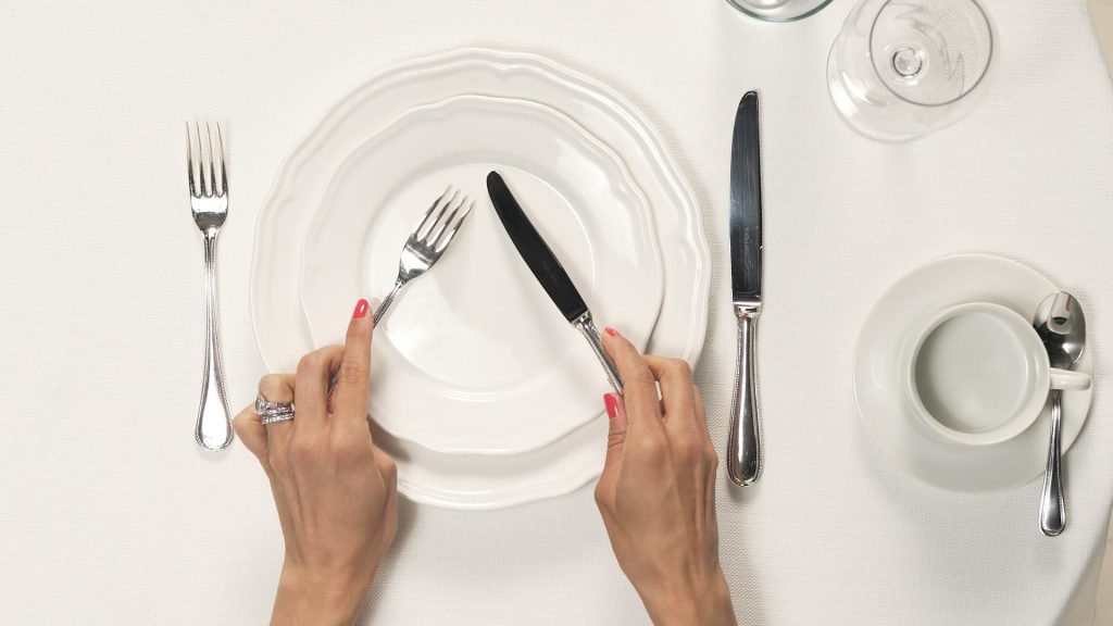 Use your cutlery fine dining