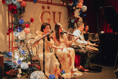 Sân khấu tổ chức sinh nhât, sự kiện tại nhà hàng GU