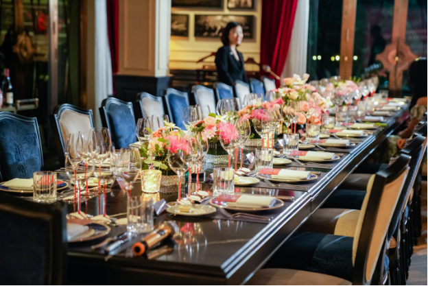 Bày trí của workshop Dining Etiquette – Văn hoá trên bàn tiệc đã diễn ra tại GU