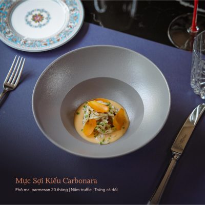 Trải nghiệm món ăn signature của Michelin Chef Herve tại GU