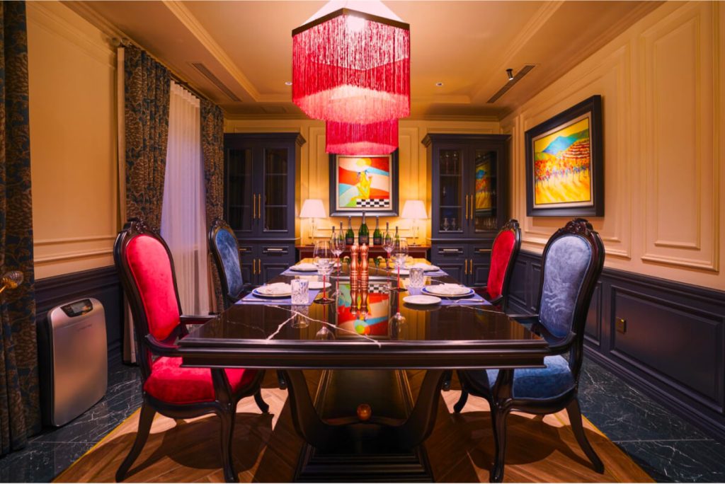 Private dining experience at GU